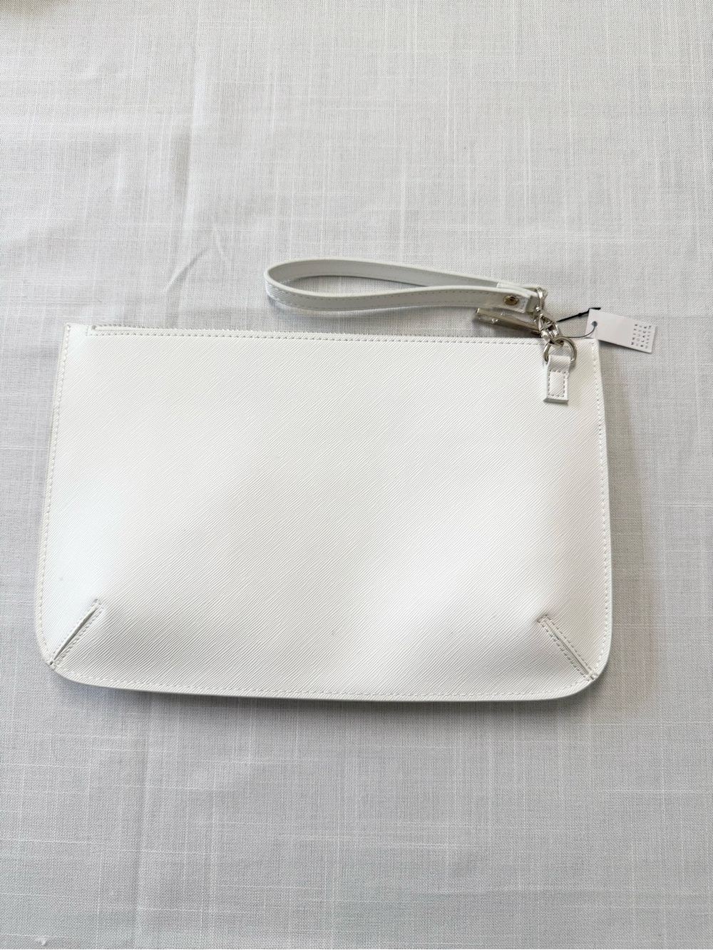 WHBM White Floral Pouch/Wristlet NWT Bag Purse Casual Party - Picture 6 of 10